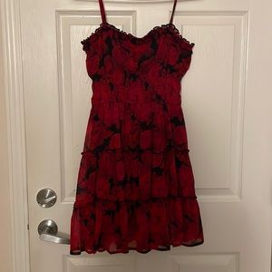 Francesca’s Rose Tiered Dress